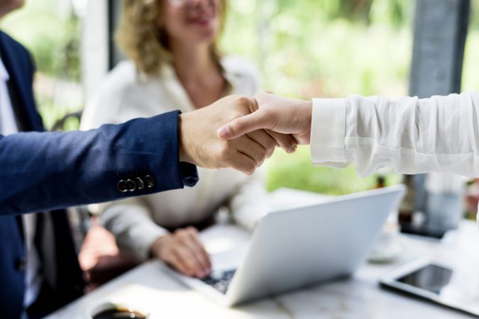 Business people have a meeting